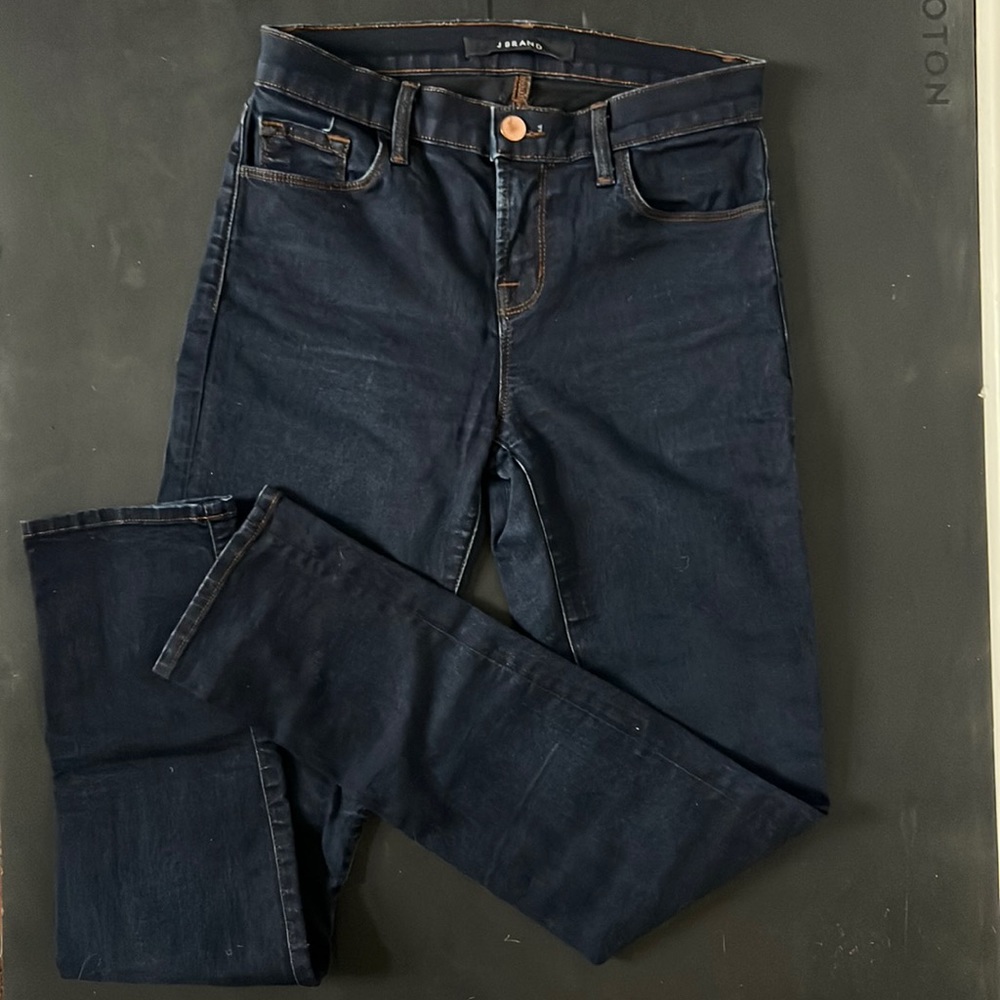 J BRAND 811 Mid Rise Skinny Jeans Womens Blue Stretch - 26